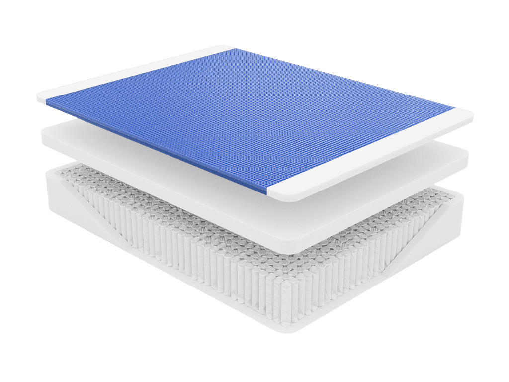 Gel Grid Cut Out Breathable Icon White