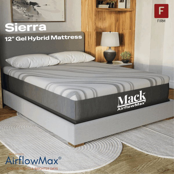 12" Sierra Gel Hybrid Firm Mattress - Image 3