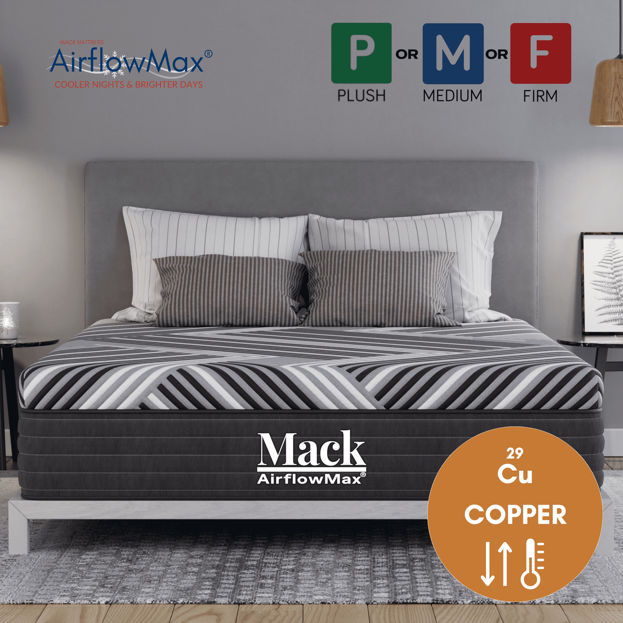 Yukon 2.0 14" Copper Hybrid Mattress - Image 3